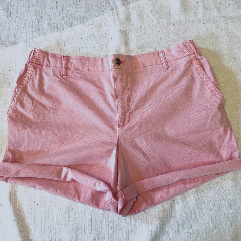 Old Navy Pink Twill Shorts  Size XL